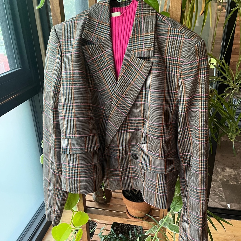 Henrik Vibskov Tomato Malin Cropped Blazer NWT